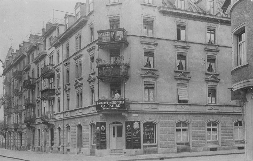 The property at Münchhaldenstrasse 9 in Zurich, with the first own hall and office of GL Zürich