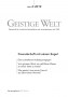 Cover der Zeitschrift Geistige Welt, Heft 4/2019 zum Thema Freundschaft mit einem Engel