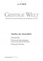 Cover der Zeitschrift Geistige Welt, Heft 5/2022 zum Thema Quellen der Gesundheit