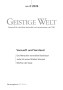 Cover der Zeitschrift Geistige Welt, Heft 4/2024 zum Thema Vernunft und Verstand