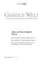 Cover der Zeitschrift Geistige Welt, Heft 5/2026 zum Thema Liebe und Gerechtigkeit Gottes