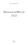 Cover des Buches Meditationswoche 1965 von Medium Beatrice Brunner