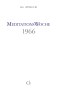 Cover des Buches Meditationswoche 1966 von Medium Beatrice Brunner