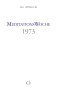 Cover des Buches Meditationswoche 1973 von Medium Beatrice Brunner