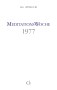 Cover des Buches Meditationswoche 1977 von Medium Beatrice Brunner