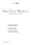Cover of the Journal The Spiritual World, Issue 1/2024 on the Theme of Life after Death