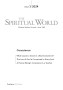Cover of the Journal The Spiritual World, Issue 3/2024 on the Theme of Conscience